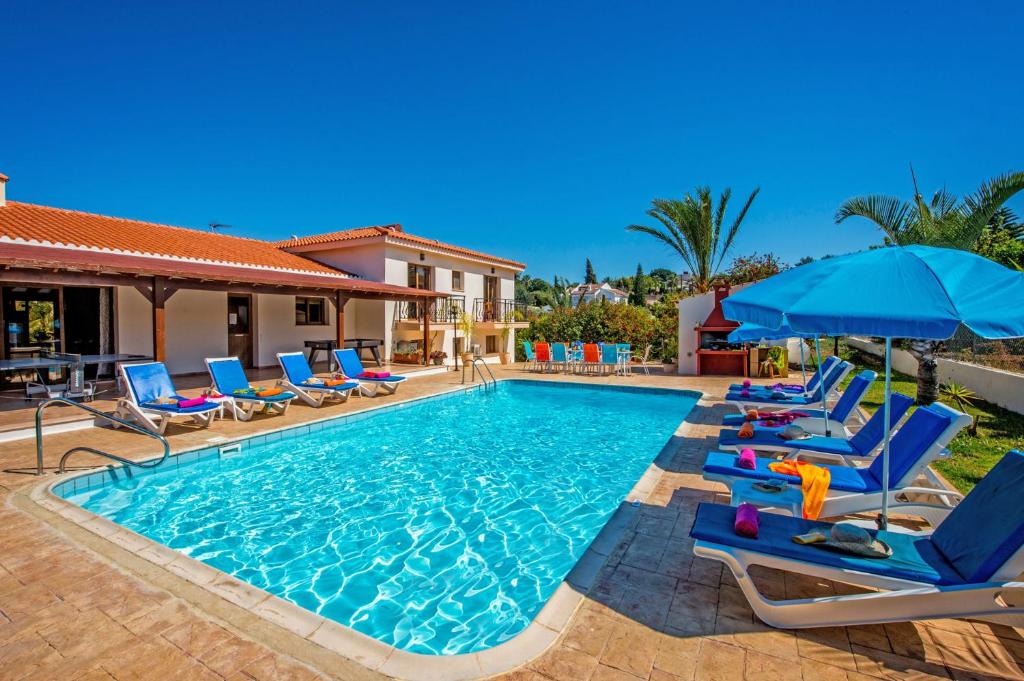 Latchi Villa | Androniki Luxury Villa Sea Views Pool BBQ WiFi A/C