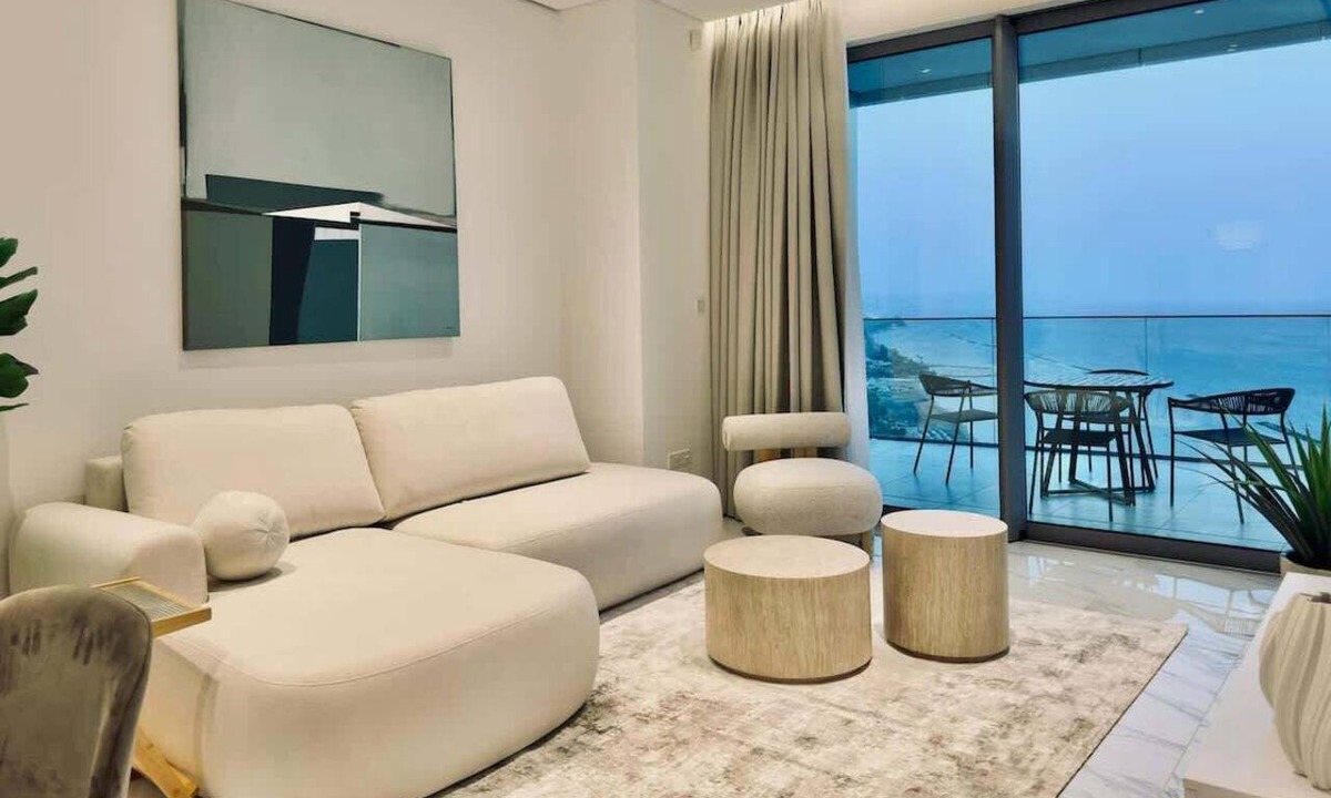 Neapolis Apartment | Beachfront Apt w/Balcony & Exclusive Facilities