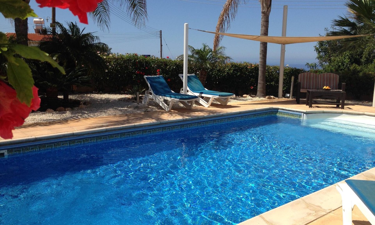 Peyia Town Villa | Beautiful Villa With Landscaped Gardens, Sea View, Private Pool, Sunsets