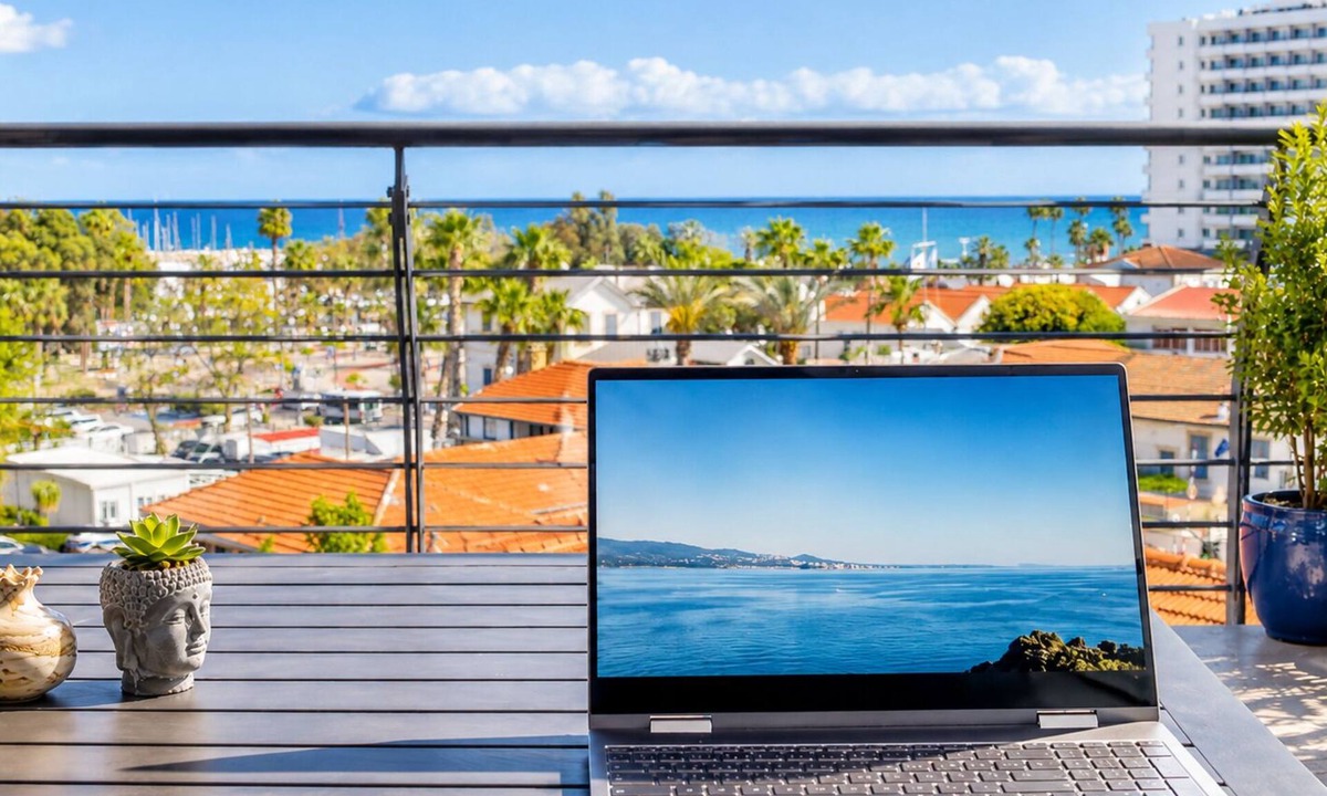 Larnaca Apartment | Best Seaview in Larnaca - 2 BDR Apt - 3 Min Walk to Beach l Private Parking