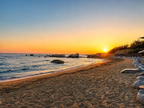 Agios Georgios Pegeias Villa | Brand New Sea-View Villa in Olive Orchard by Capt St George Resort