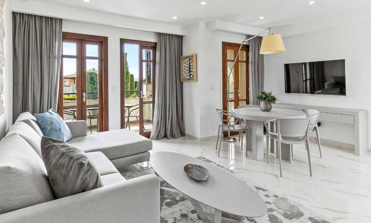 Aphrodite Hills Apartment | DB12 Adjacent to Aphrodite Hills – Communal Pool