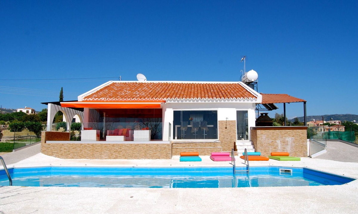 Pegeia Villa | Free car.Luxury 2 bedrooms villa with swimming pool.