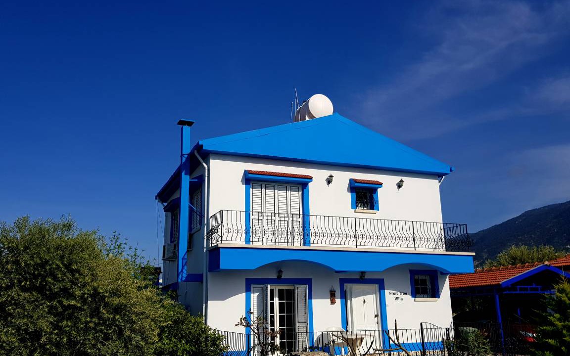 Kyrenia District Villa | Fruit Tree Villa 3 Double Bedrooms With Spectacular Mountain Sea View