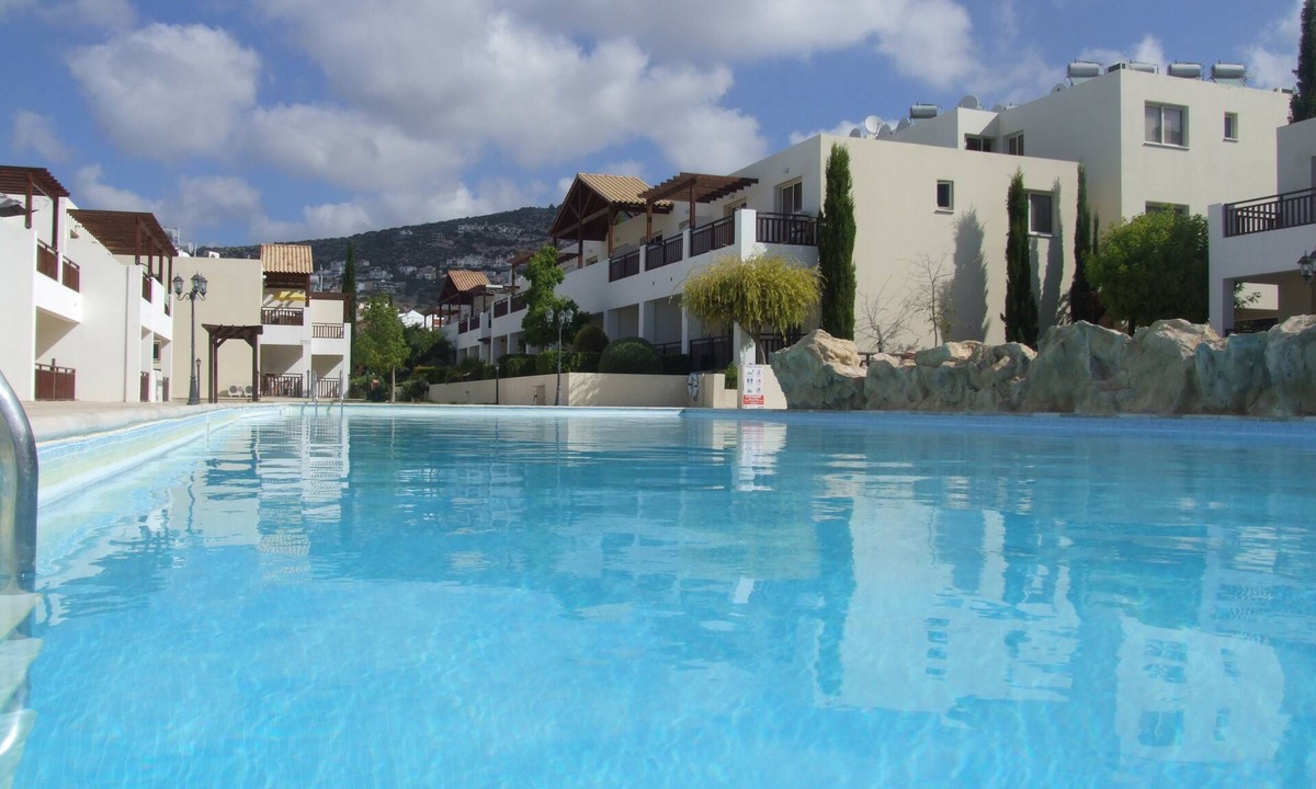 Peyia Town Apartment | Great first floor one bedroom apartment overlooking main pool, FREE WIFI