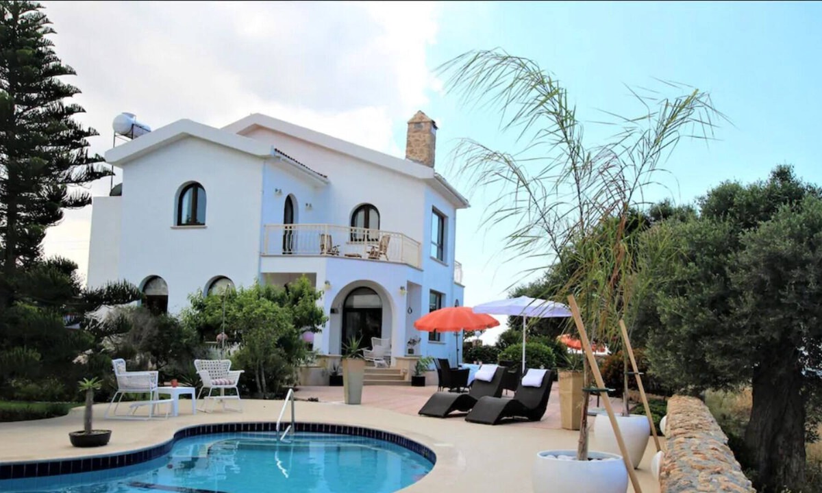 Yeni Erenkoy Villa | Luxury Villa With Stunning Sea Views, Private Pool And Local Sandy Beach