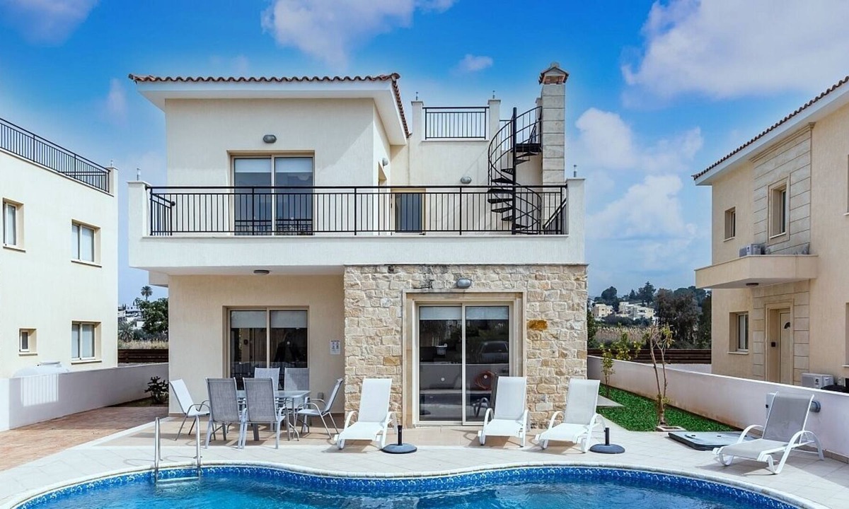 Polis Villa | Modern Family Villa, A/C, Private Pool, First Floor Terrace - Ideally Located Between Polis & Latchi