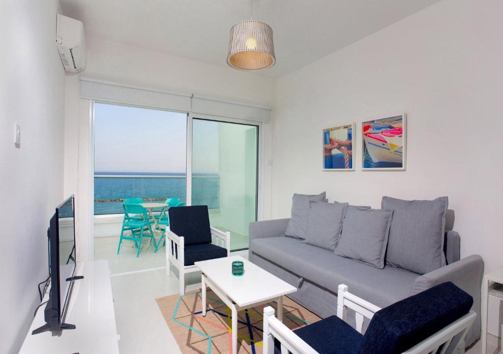 Agios Tychon Apartment | On The Beach Penthouse by TrulyCyprus