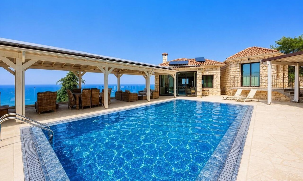 Pachyammos Villa | Pomos View Villa - Four Bedroom Villa, Sleeps 8