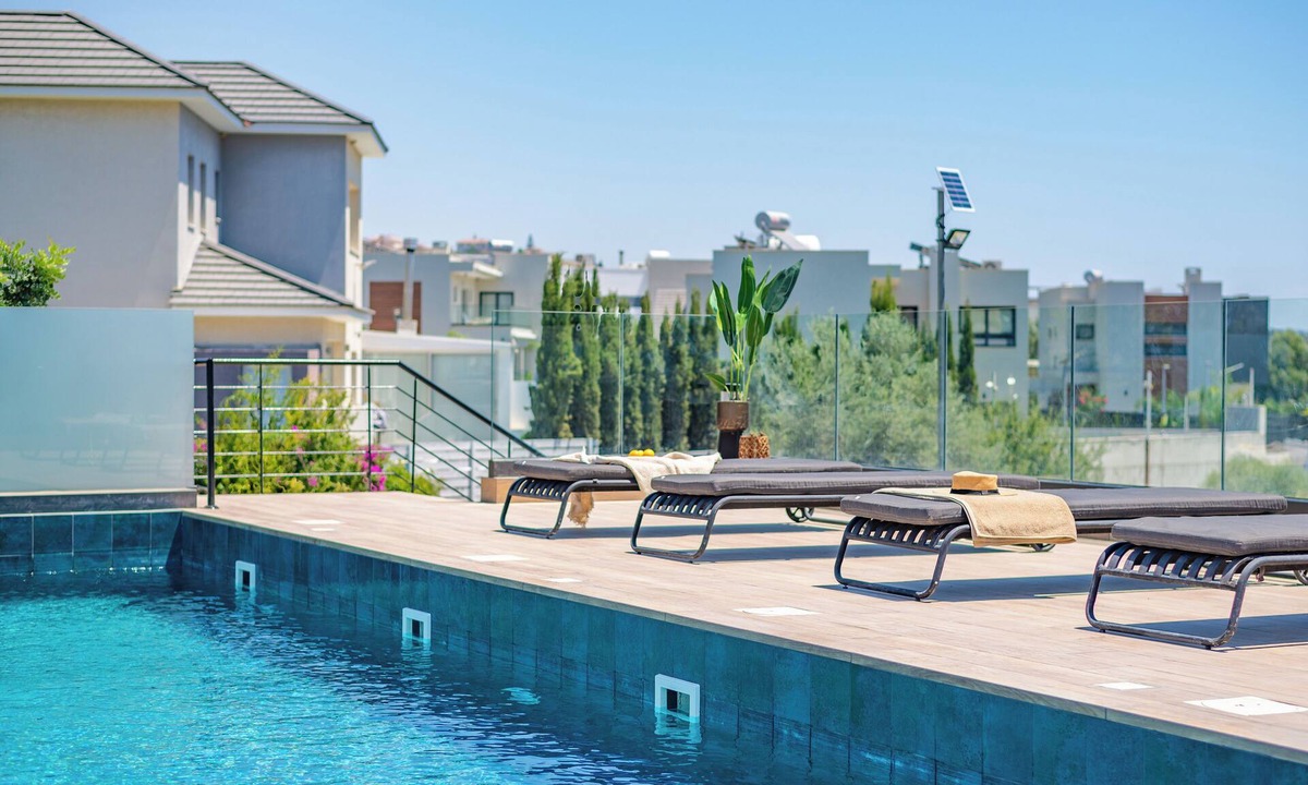 Agios Tychon Apartment | Sanders River Plaza - Light 2 Bedroom Apartment with Balcony