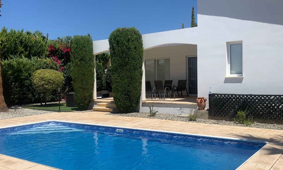 Pegeia Villa | Single Storey 3 bed Villa, Over the road from Coralia Beach, Private Pool,