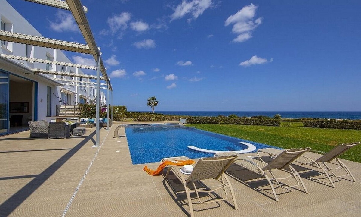 Protaras Villa | Stunning Sea Front Villa in the heart of Protaras, Private Pool, Large Garden & Panoramic Views!
