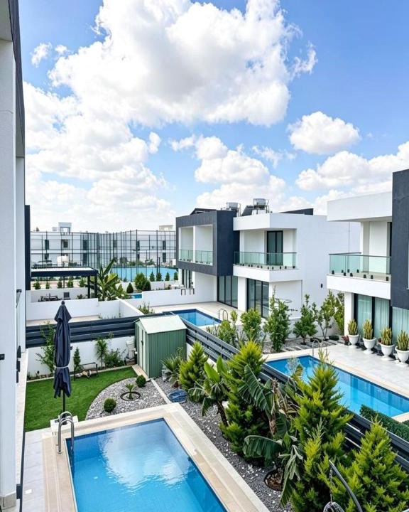 Yeni Bogazici Villa | Twinsalamis Salamis Bestwins Luxury Family Villa - Private Pool - 5 mins to Beach - Park & Cafe Nearby