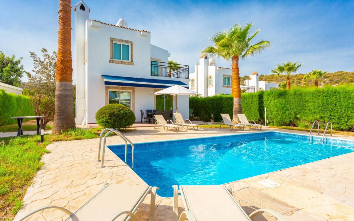 Latchi Villa | Villa Cleopatra: Large Private Pool, Walk to Beach, A/C, WiFi - 3437