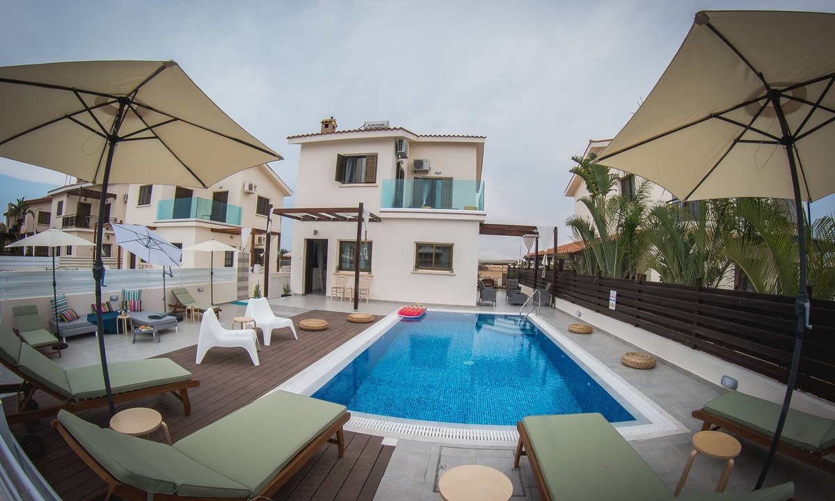 Ayia Thekla Villa | Villa Elena (Private pool, 50 meters from beach,Near Nissi Beach)