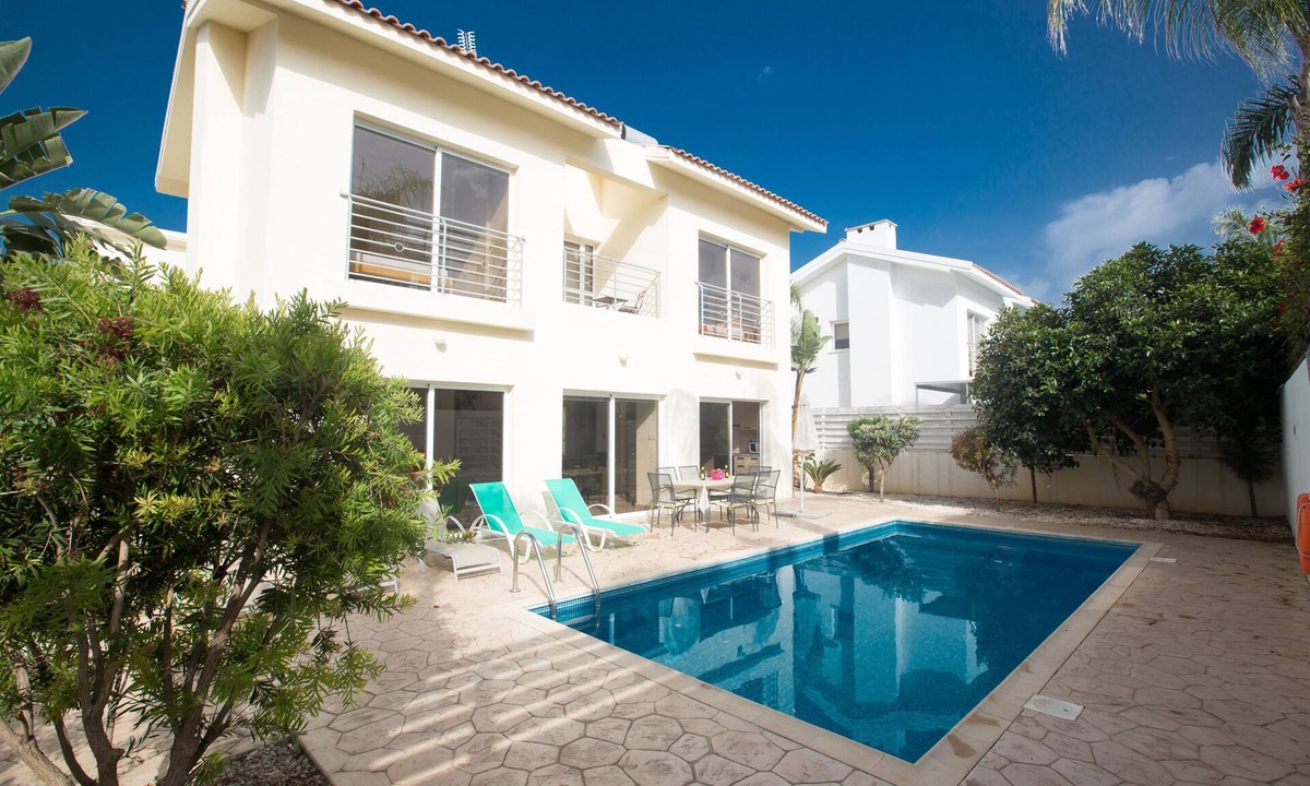 Protaras Villa | Villa Emma, Modern 3BDR Central Protaras Villa with Pool, close to Fig Tree Bay