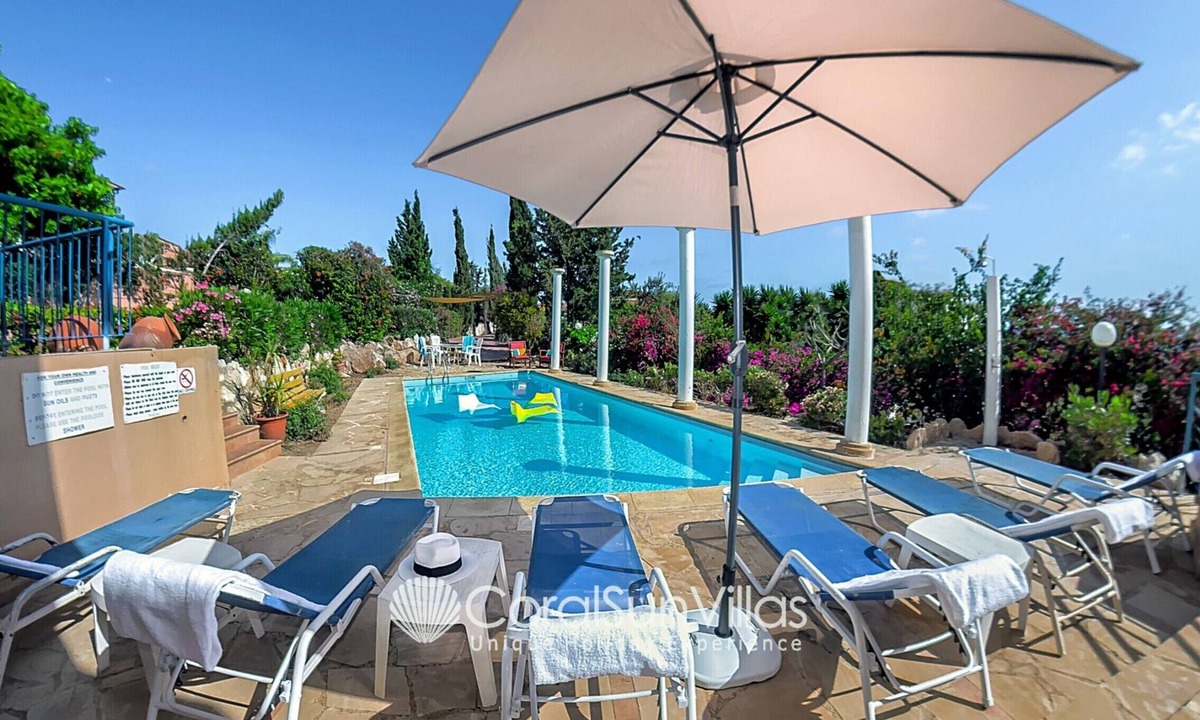 Pegeia Villa | Wonderful quiet area, Completely Privacy, Large Private Pool, Colourful Garden