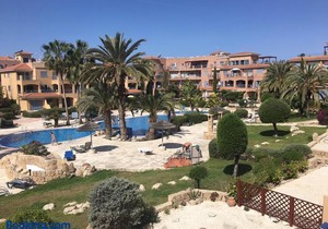 Modern pool facing apartment in popular Limnaria Gardens