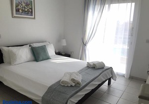 Modern pool facing apartment in popular Limnaria Gardens