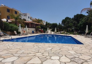 Penthouse Sea View Apartment in Tala, Paphos, Cyprus in quiet location with pool
