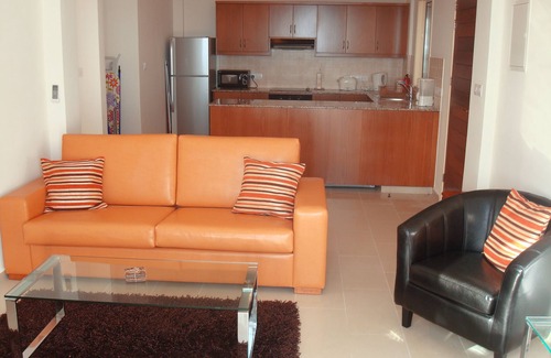 Peyia Town Apartment | Beautiful 2 Bedroom 4th Floor Apartment In Peyia. Communal pool - Free WiFi