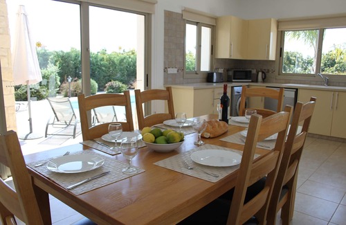 Pegeia Villa | Fabulous 3 Bed 3 Bath Villa With Large heated 10M Pool .Heating extra charge