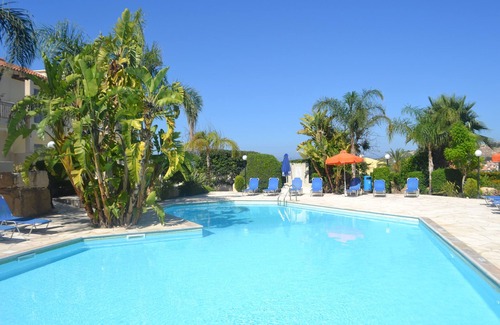 Peyia Town House | Luxury House with large pool and Sea Views, close to Coral Bay. Free WIFI