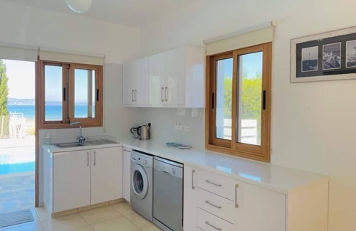 Argaka House | Luxury, private, full sea view villa with large pool close to the beach