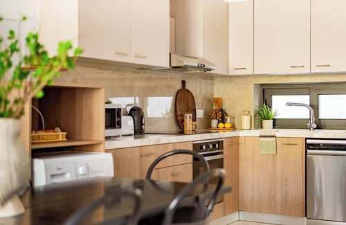 Agios Tychon Apartment | Sanders River Plaza - Light 2 Bedroom Apartment with Balcony