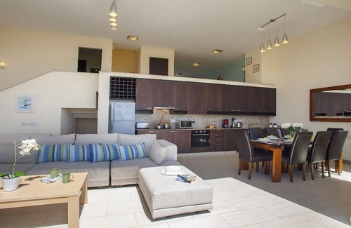 Protaras Villa | Stunning Sea Front Villa in the heart of Protaras, Private Pool, Large Garden & Panoramic Views!