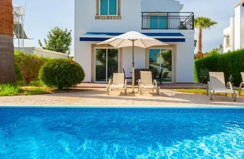 Latchi Villa | Villa Cleopatra: Large Private Pool, Walk to Beach, A/C, WiFi - 3437