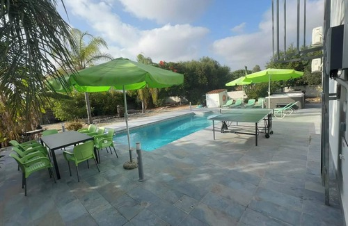 Pegeia Villa | Villa Coralia Gardens 1km From Coral Bay Beach