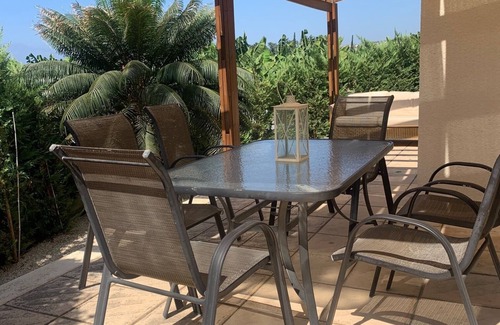 Pegeia Villa | Villa Lesbos is a lovely spacious 2 bedroom villa with a private pool near Beach