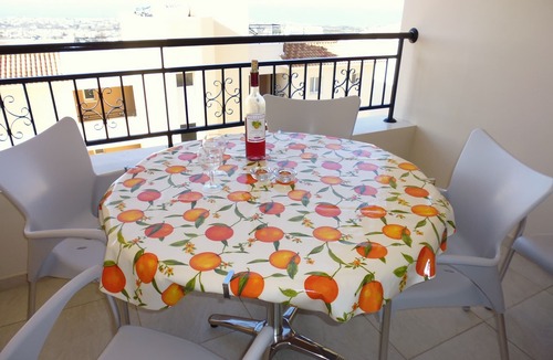 Tremithousa Apartment | 2 bedroomed 2 bathroom Apartment with roof terrace. Views Over Paphos To The Sea