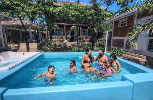 Pochomil House | 2 Casitas for 8 guests on Beach Front w Pool & AC