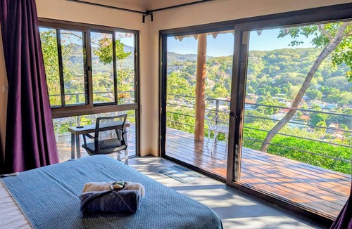 Las Pampas Apartment | 5-min walk to town. Pool, plunge tub, hot shower. Oasis-like escapism.
