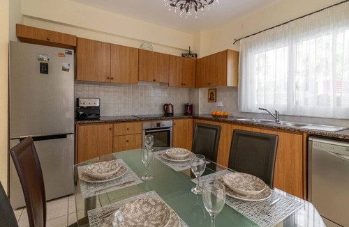 Pegeia House | A 3 bedroom villa within 1 minute walk from Laourou beach!