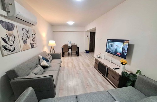 Larnaca City Centre Apartment | Abstract by the Sea ,Charming 1-bedroom apartment with AC, in lovely Larnaca