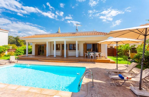 Polis Villa | Achilles Beach Villa: Large Private Pool, Walk to Beach, Sea Views, A/C, WiFi, Car Not Required - 2050