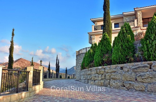 Argaka Villa | Amazing Luxury Villa, Enormous Heated Pool Jacuzzi, Gym, Games Room In Paphos,
