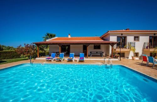 Latchi Villa | Androniki Luxury Villa Sea Views Pool BBQ WiFi A/C
