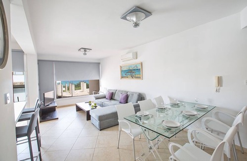Protaras Apartment | Apt. Tayla, Luxury 3BDR Protaras Apt. with Communal Pool on Fig Tree Bay Beach