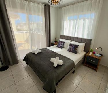 Kapparis Apartment | AquaSol Suite Modern 2BR with Shared Pool