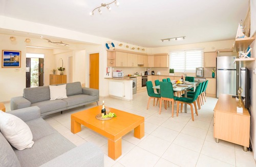 Protaras Villa | ASTRID - 5 Ensuite Bedrooms Spacious Villa within walking distance to Fig Tree Bay