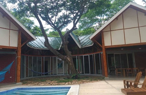 San Juan del Sur House | Bambu C Casa: Jungle stay, walking distance to Playa Marsella beach.