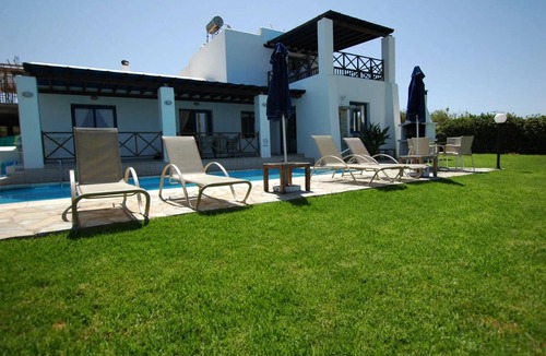 Kissonerga Villa | Beach Front, Wonderful Holiday Villa with Sauna in Kissonerga, Special Offer!