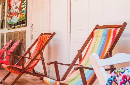 Las Penitas House | Beach house with pool 5 minutes walk from the beach and mountain view