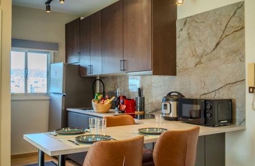 Neapolis Apartment | Beach Seconds Away | Quality Sleep | Full Kitchen