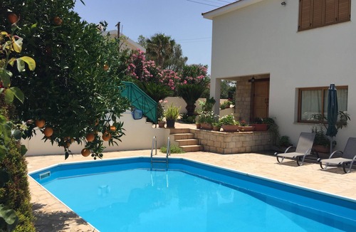 Latchi Villa | Beach Villa with Private Pool, 50m to Beach, Wifi, A/C, All Amenities