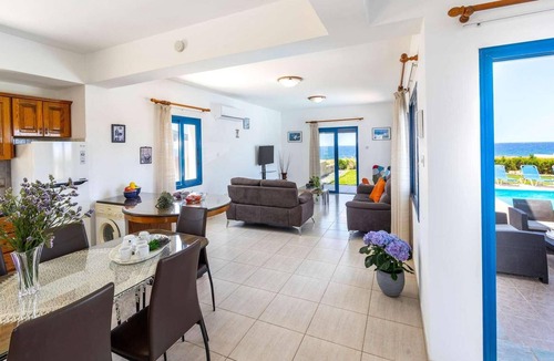 Pomos Villa | Beachfront 3 bed villa with sea views.